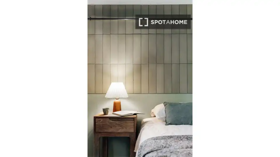 Habitación de Piso de alquiler en Barcelona con Aire acondicionado, Calefacción y Amueblado