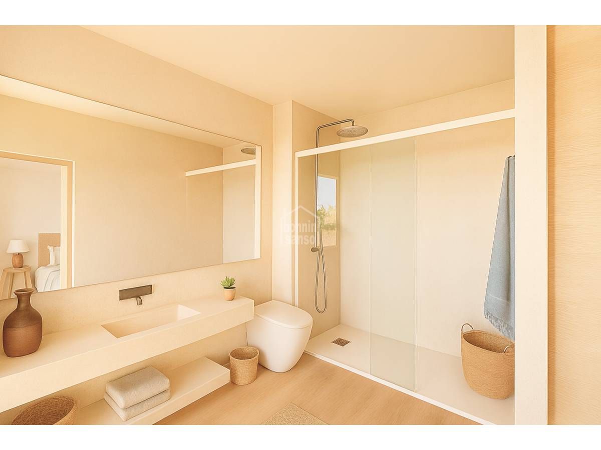 Badezimmer von Wohnungen zum verkauf in Maó mit Terrasse