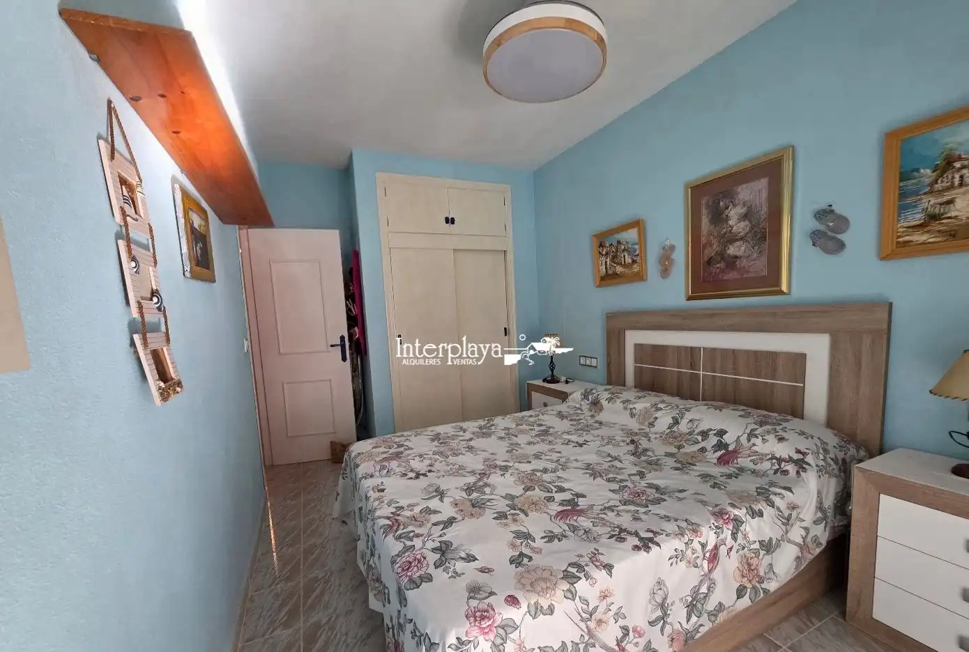 Schlafzimmer von Maisonette zum Verkauf in La Manga del Mar Menor mit Klimaanlage, Möbliert und Gemeinschaftspool