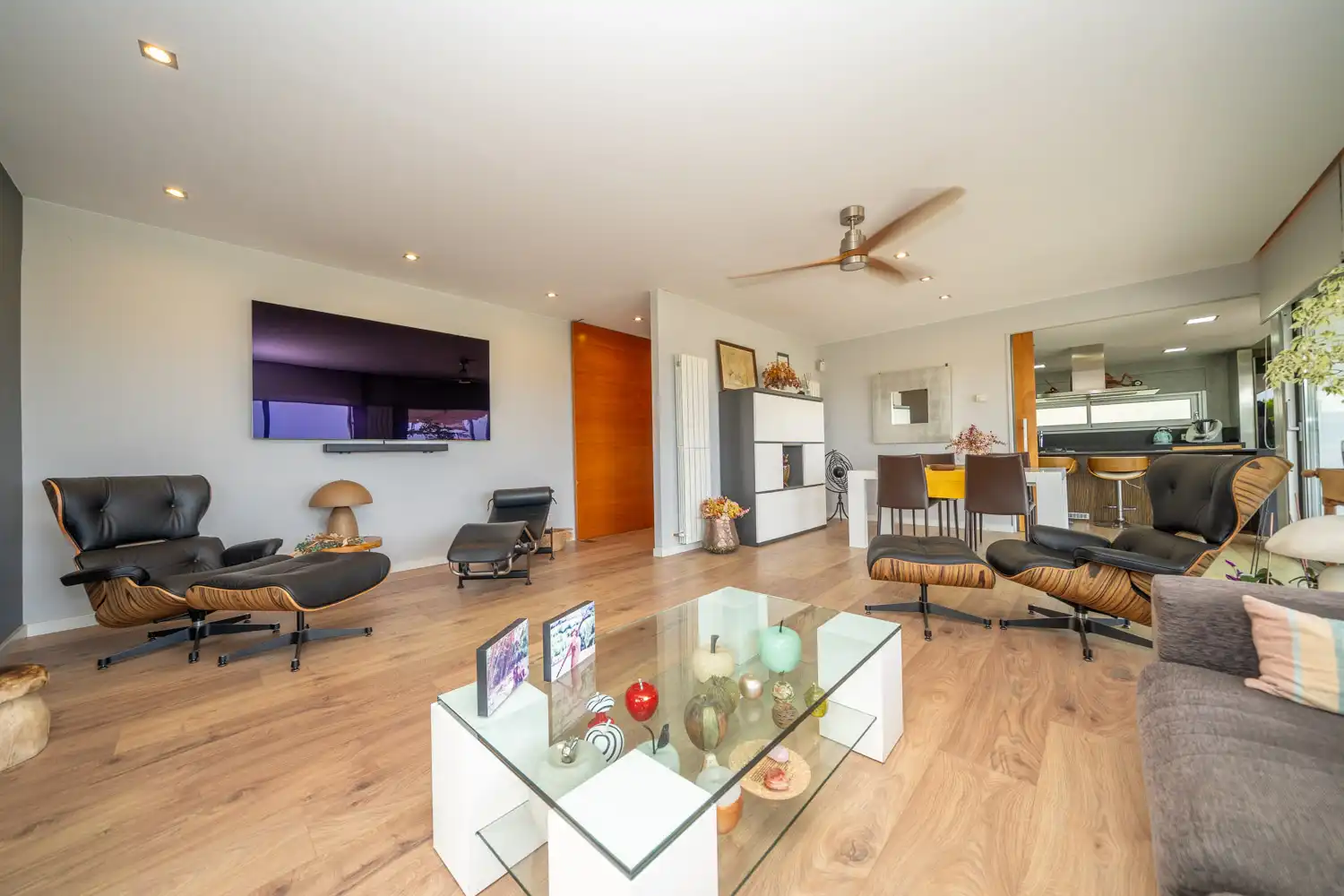 Sala de estar de Casa o chalet en venta en Santa Susanna con Aire acondicionado, Calefacción y Jardín privado