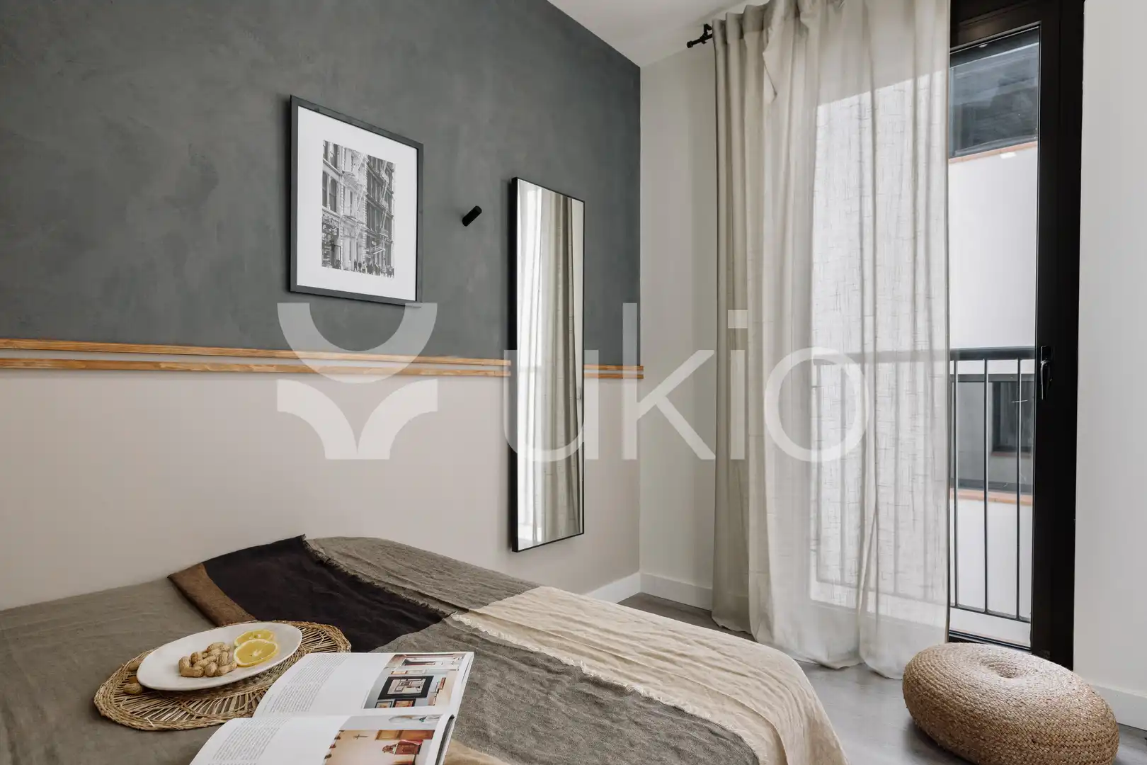 Bedroom of Apartments for rent in Barcelona  with Air Conditioner, Heating and Parquet flooring