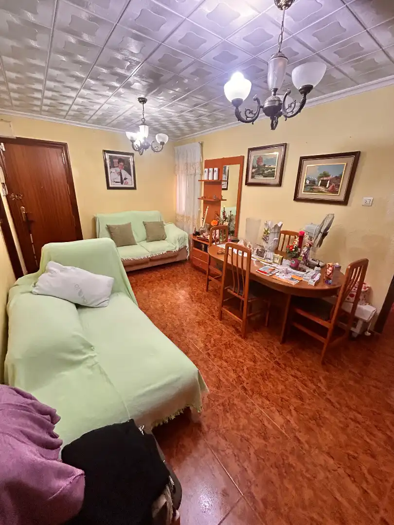 Sala de estar de Piso en venta en Alicante / Alacant con Aire acondicionado, Amueblado y Balcón