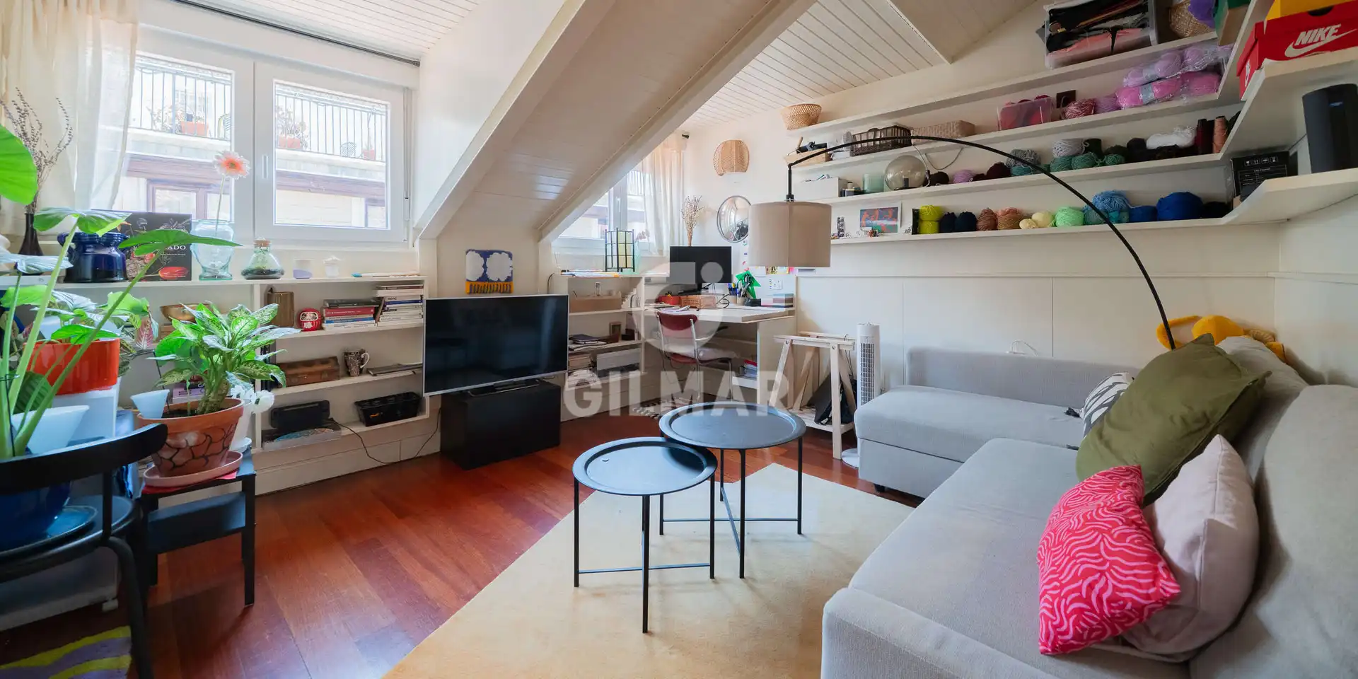 Wohnzimmer von Maisonette zum Verkauf in Madrid mit Heizung