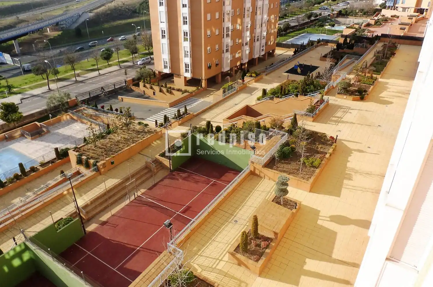 Terrace of Flat for sale in Madrid  with Air Conditioner, Heating and Private garden