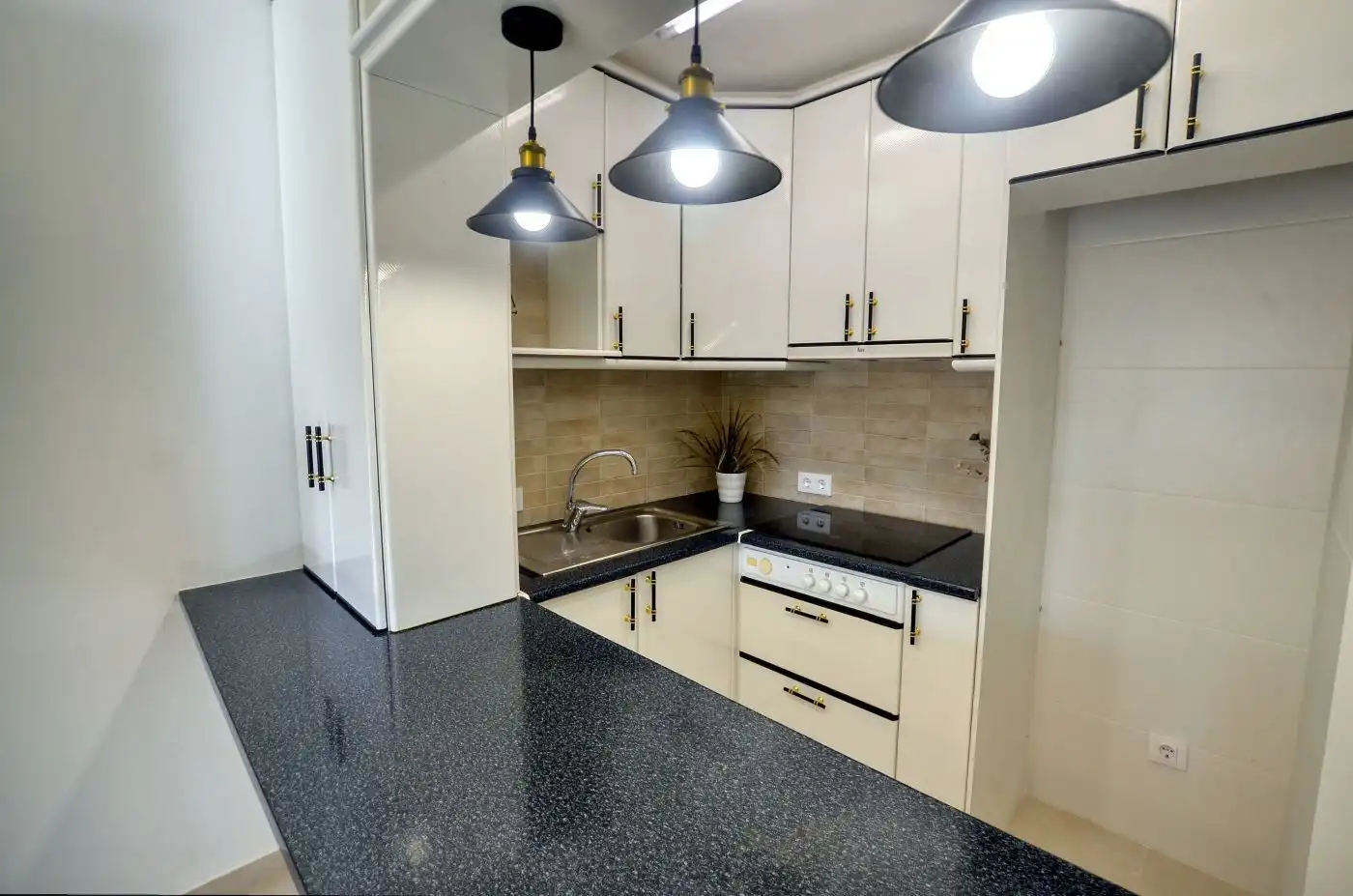 Kitchen of Apartments for sale in Empuriabrava  with Air Conditioner, Heating and Terrace