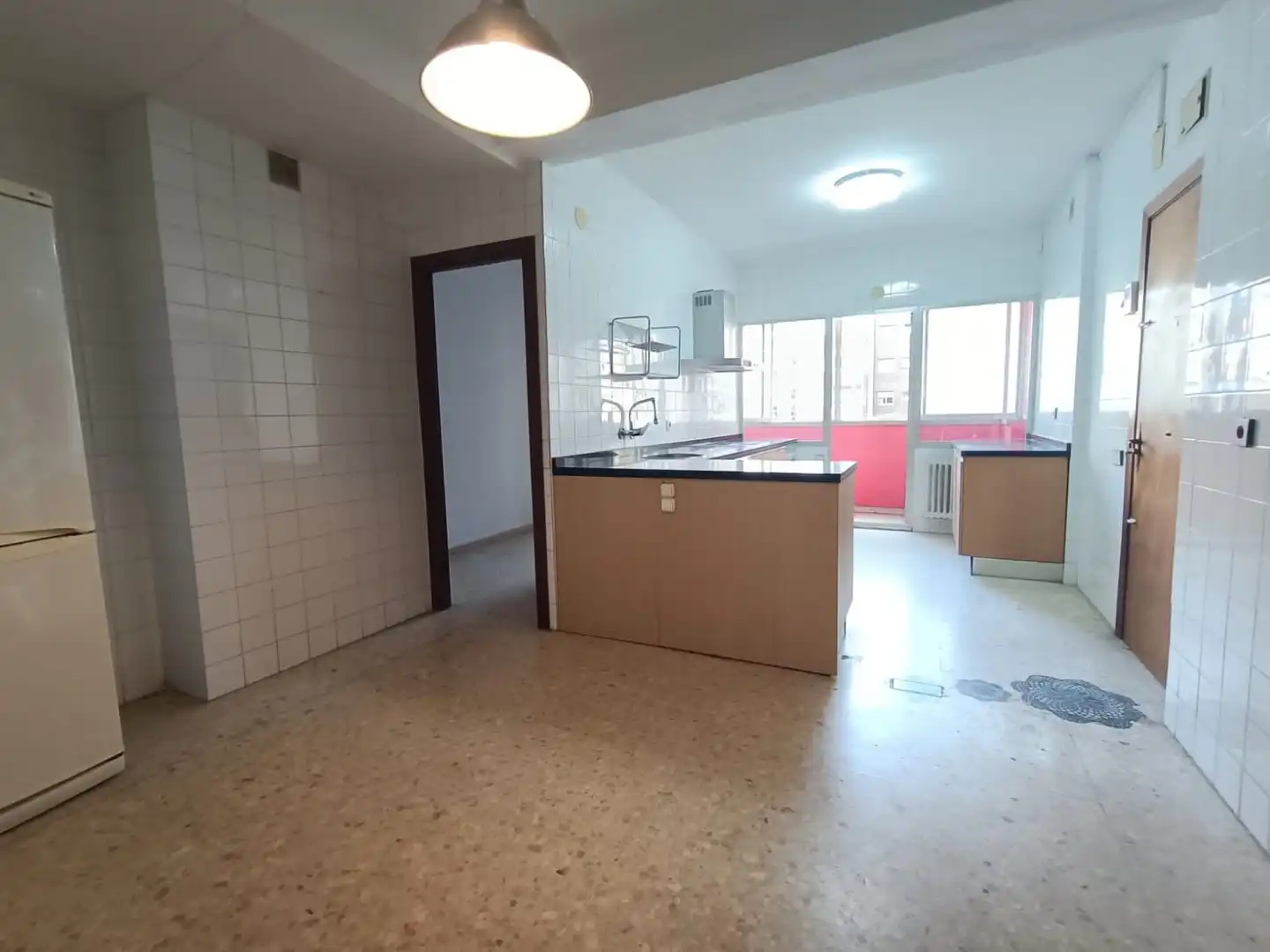 Kitchen of Flat for sale in Oviedo   with Heating, Terrace and Storage room