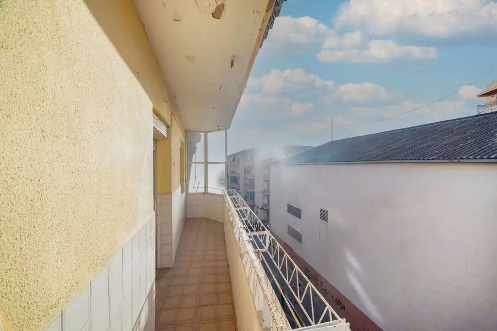 Balcony of Flat for sale in Alicante / Alacant  with Air Conditioner