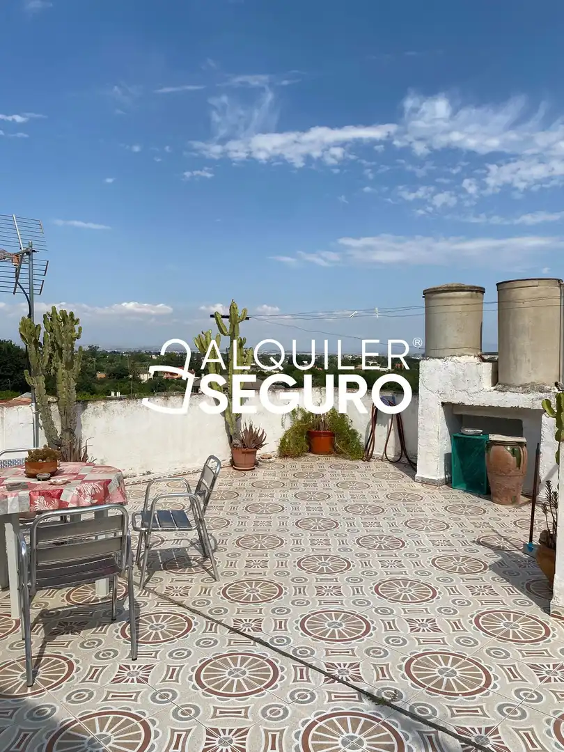 Terraza de Piso de alquiler en Murcia con Aire acondicionado y Amueblado