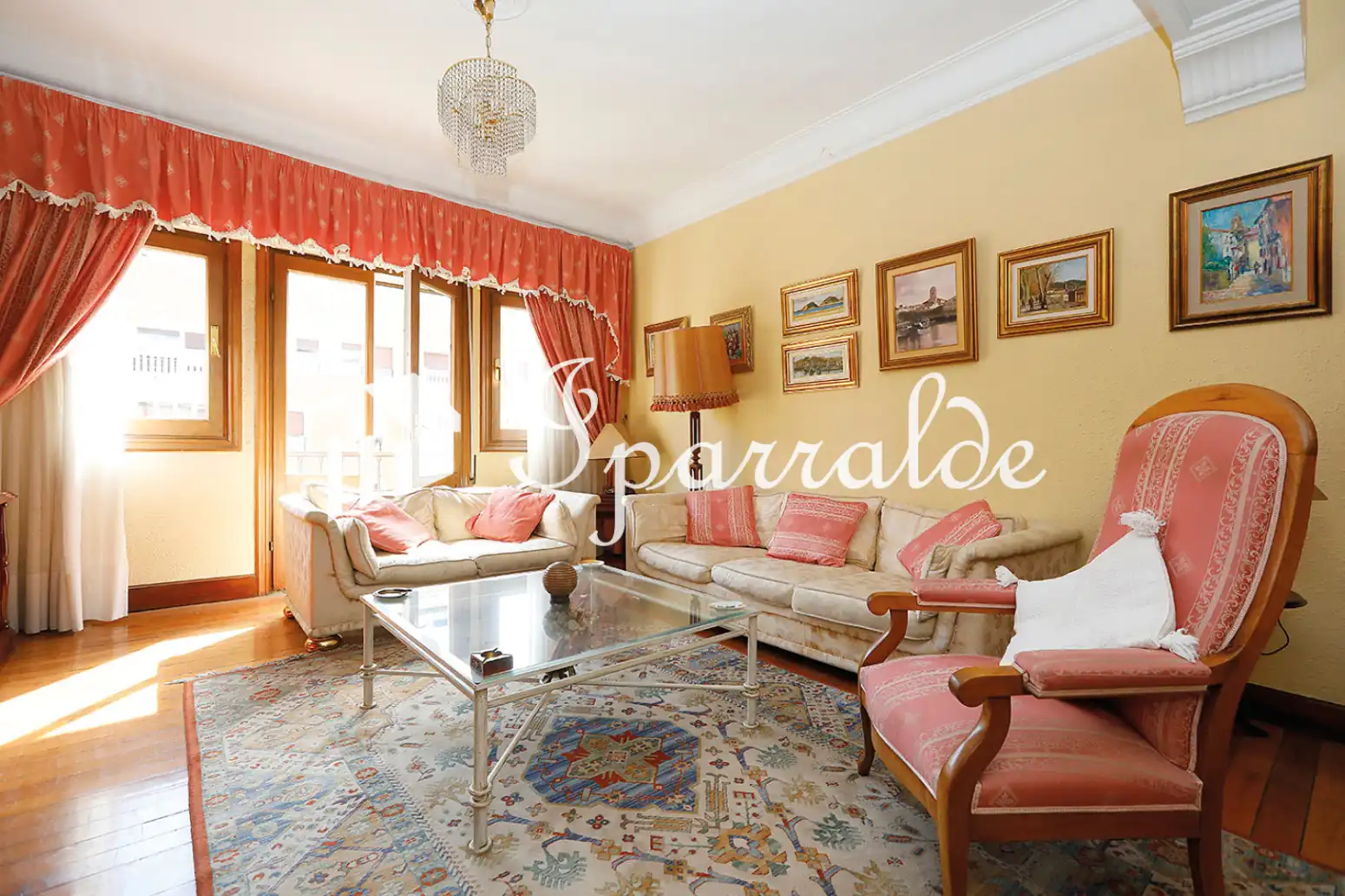 Living room of Flat for sale in Irun   with Heating and Balcony