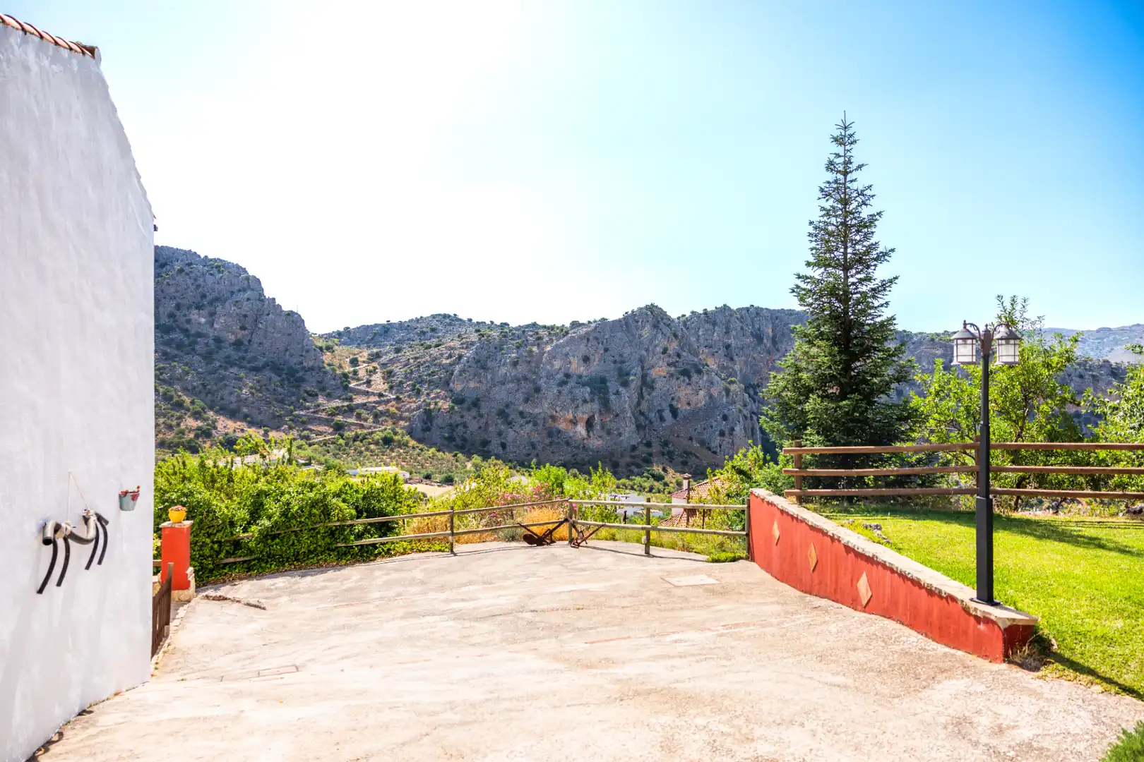 Terraza de Finca rústica en venta en Montejaque con Aire acondicionado, Jardín privado y Terraza