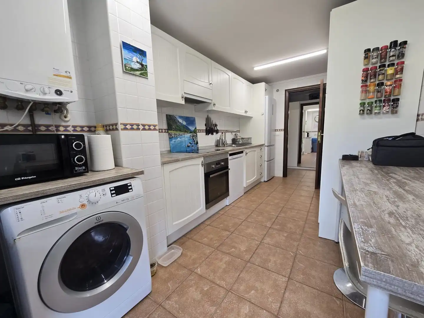 Cuina de Apartament en venda en Sojuela amb Calefacció, Jardí privat i Terrassa