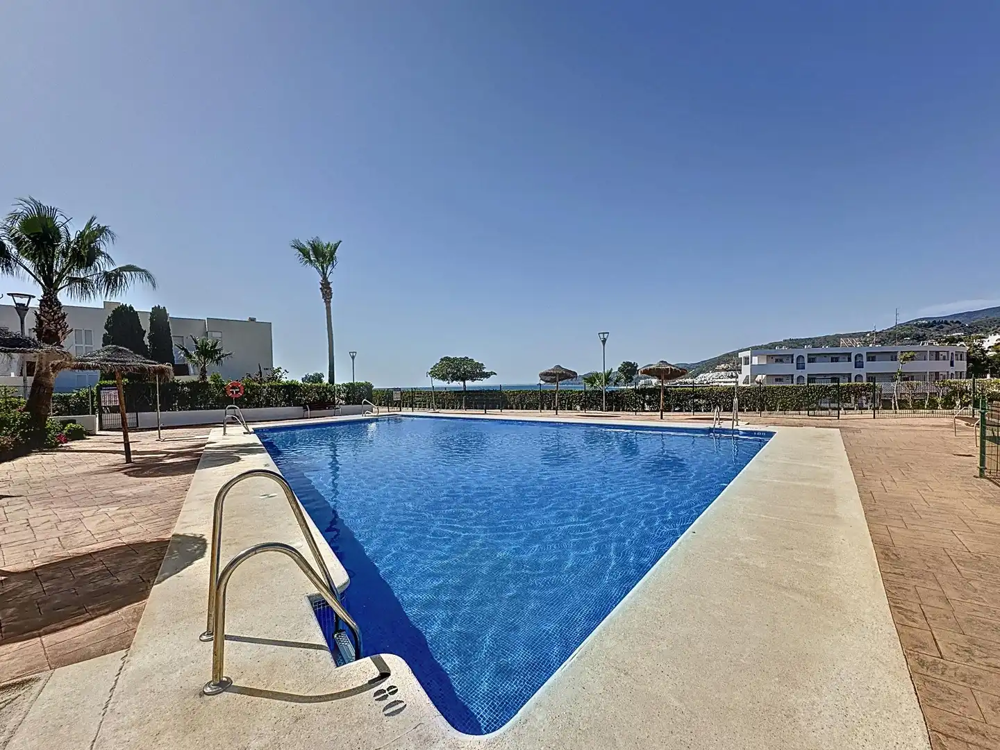 Swimming pool of Detached homes for sale in Mojácar  with Air Conditioner, Heating and Private garden