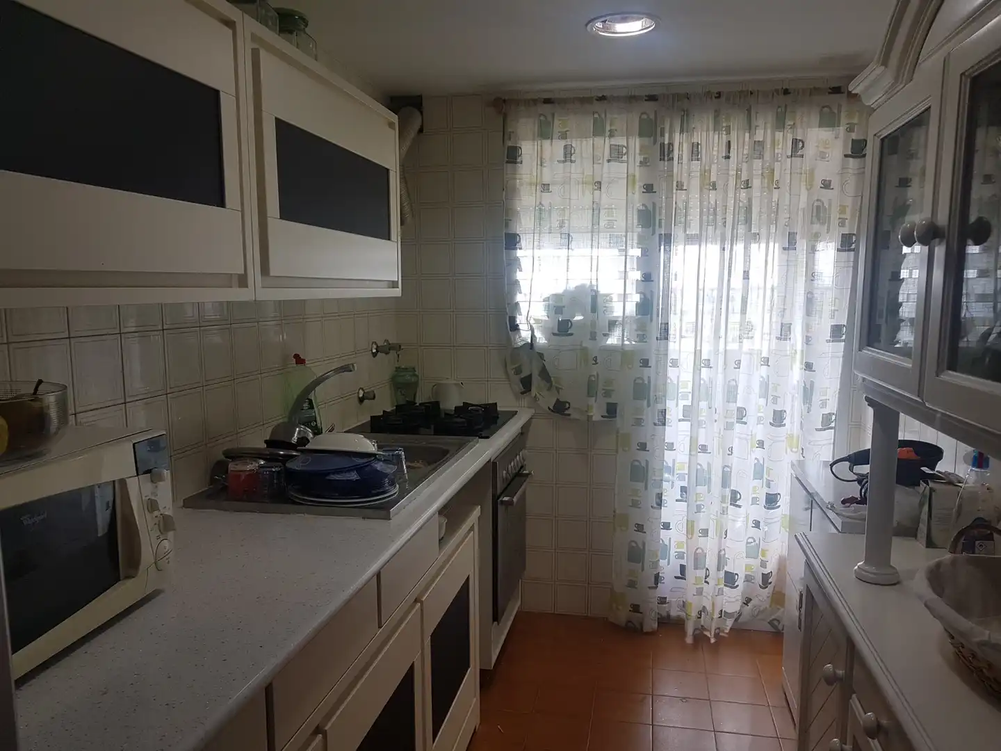 Cuina de Apartament de lloguer en El Puig de Santa Maria amb Terrassa, Moblat i Forn