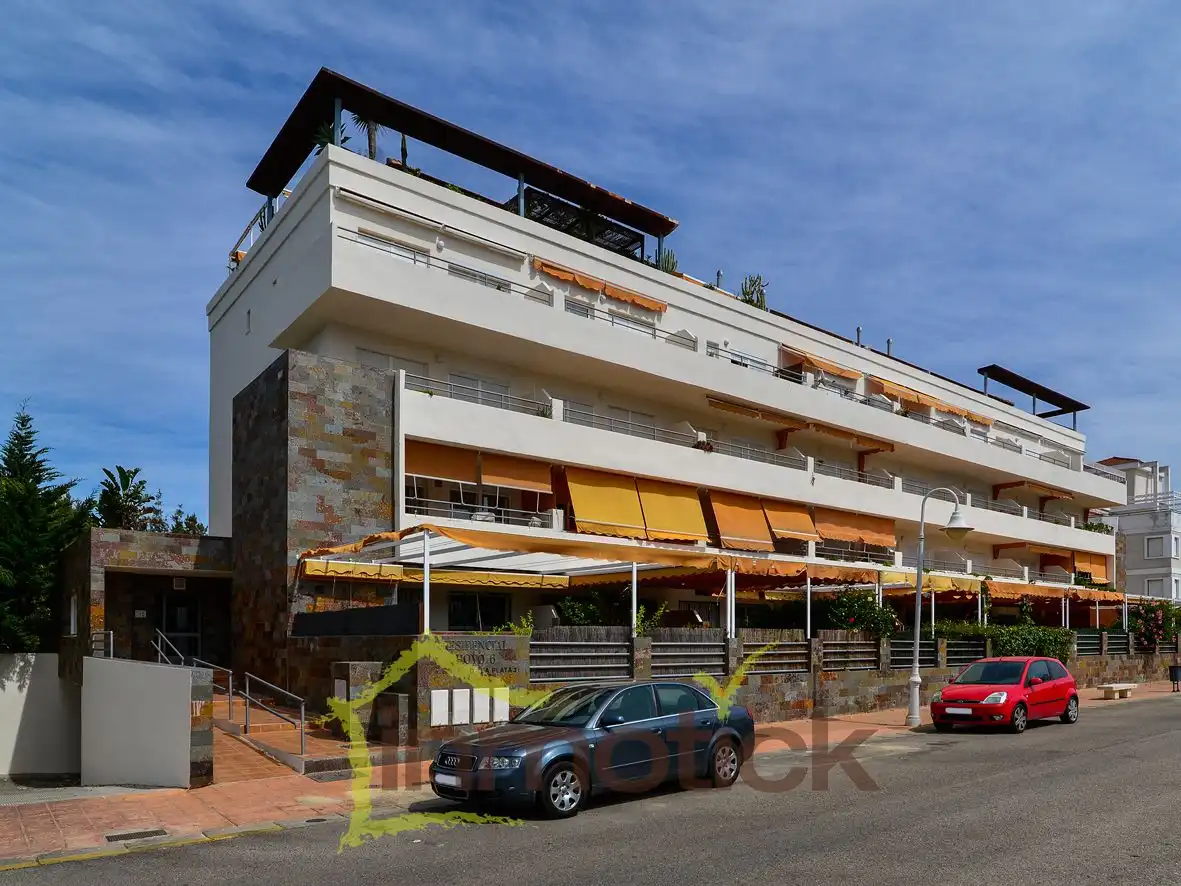 Exterior view of Flat for rent in El Portil  with Terrace, Furnished and Community pool