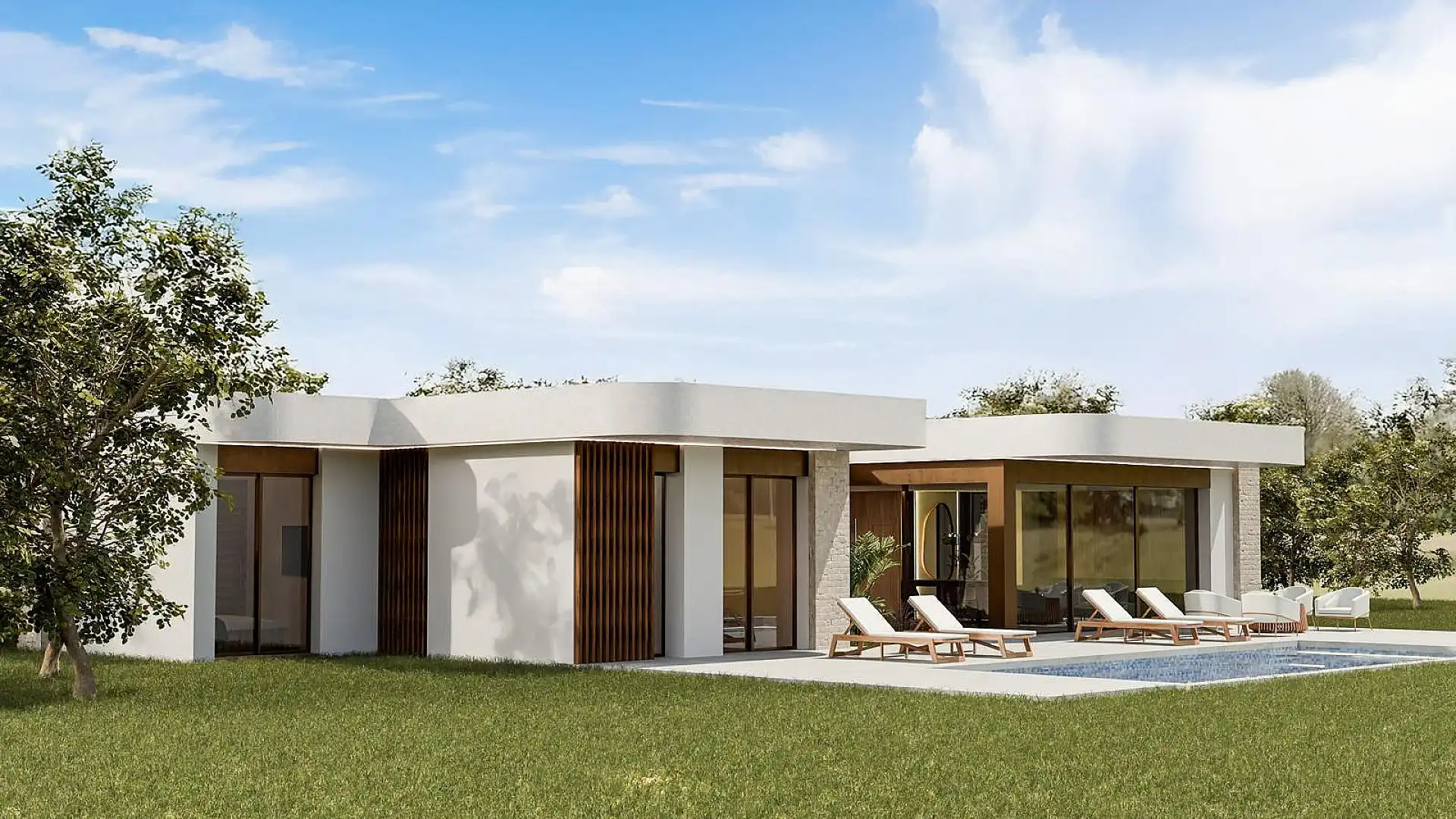 Vista exterior de Casa o chalet en venta en Aspe con Jardín privado, Piscina y Internet