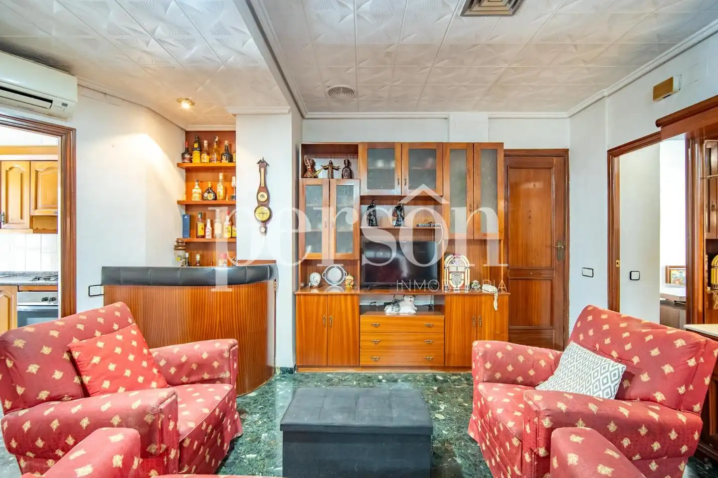 Sala de estar de Piso en venta en Valencia con Aire acondicionado, Terraza y Amueblado