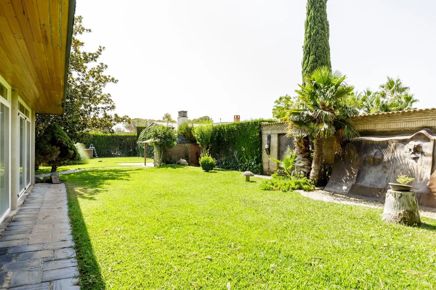 Garden of Houses for sale in Zaragoza  with Air Conditioner, Heating and Private garden