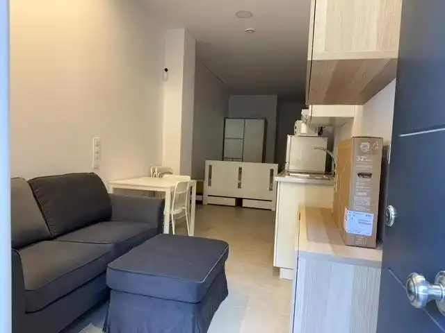 Sala de estar de Estudio de alquiler en Murcia con Aire acondicionado y Amueblado