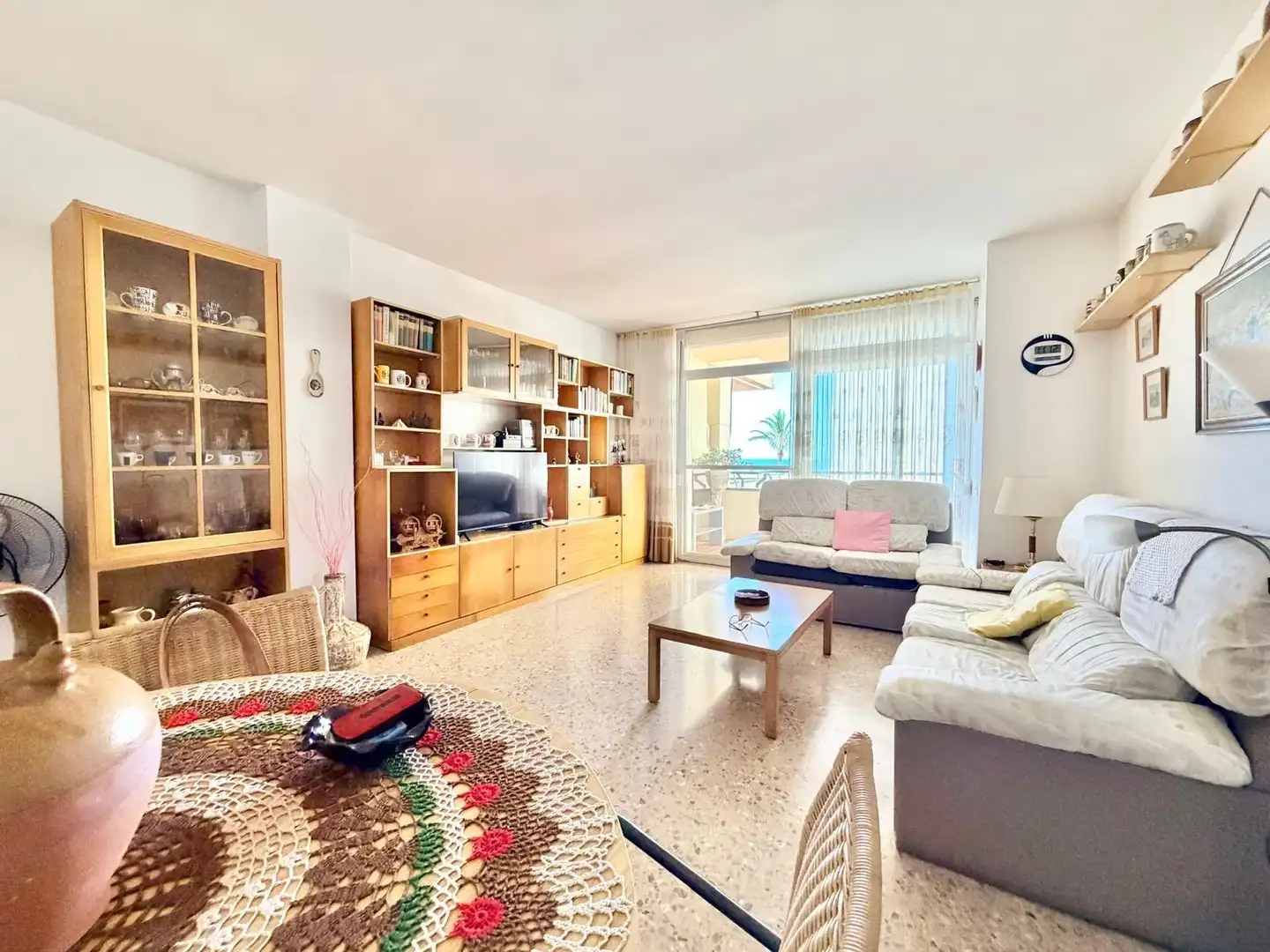Wohnzimmer von Wohnung zum Verkauf in Cunit mit Terrasse, Abstellraum und Möbliert