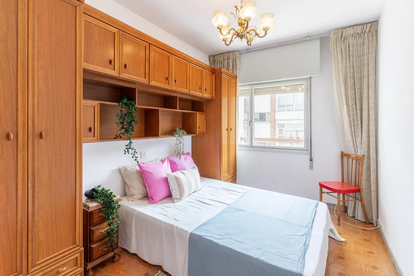 Bedroom of Flat for sale in Aller  with Terrace, Storage room and Furnished