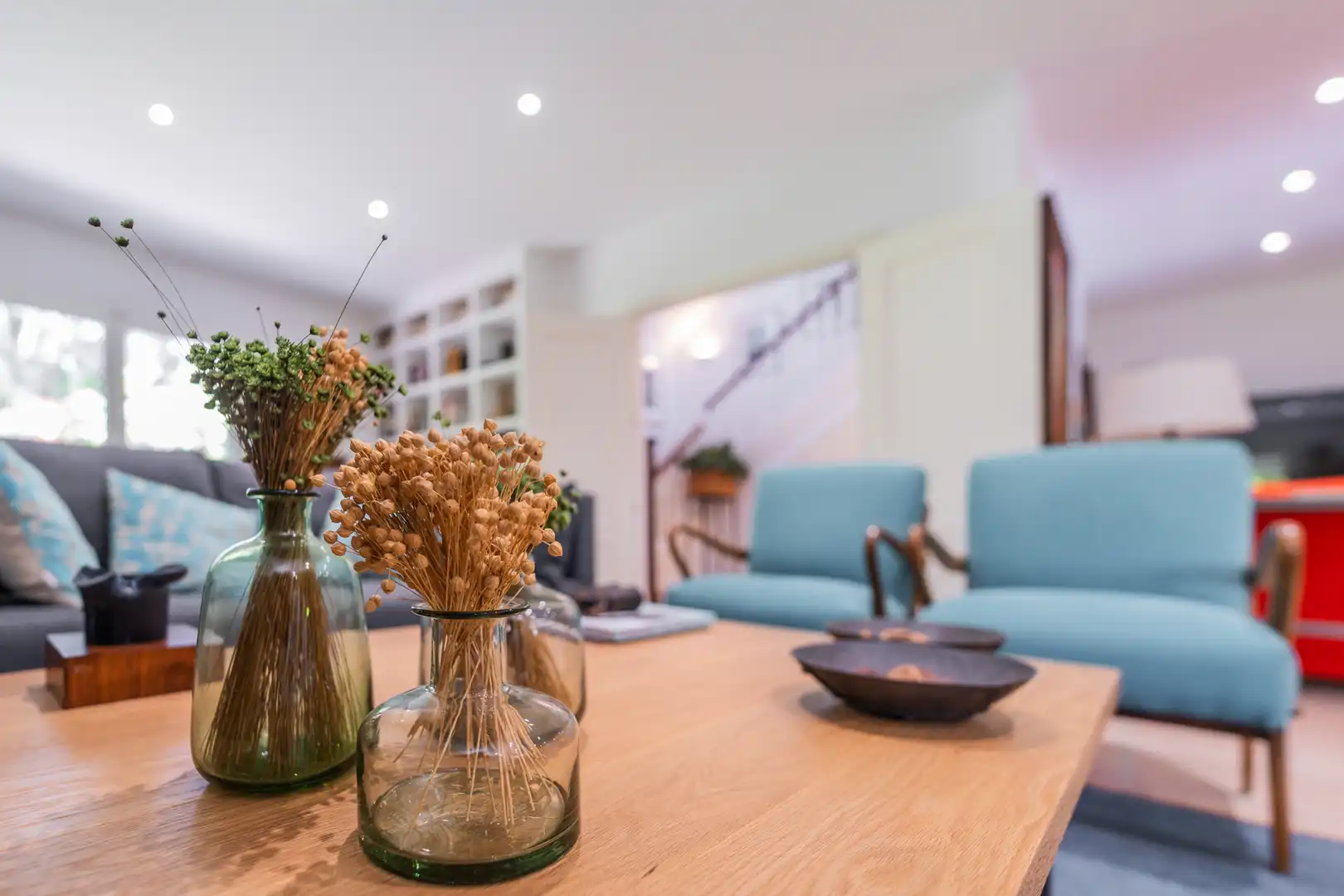 Living room of Houses for sale in Madrid  with Air Conditioner, Private garden and Swimming Pool