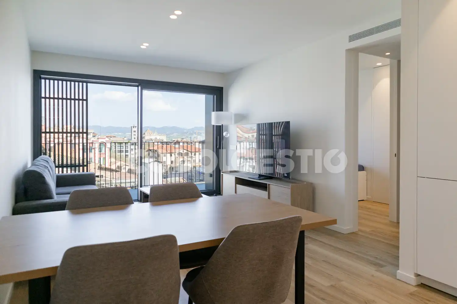 Sala de estar de Piso en venta en Vic con Terraza