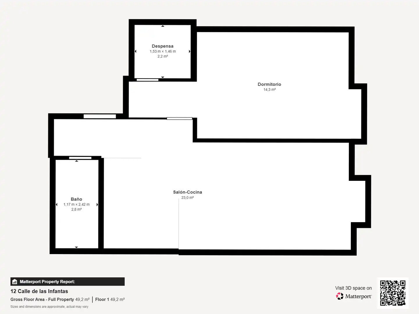 Piso en venta en Calle de las Infantas, Justicia - Chueca
