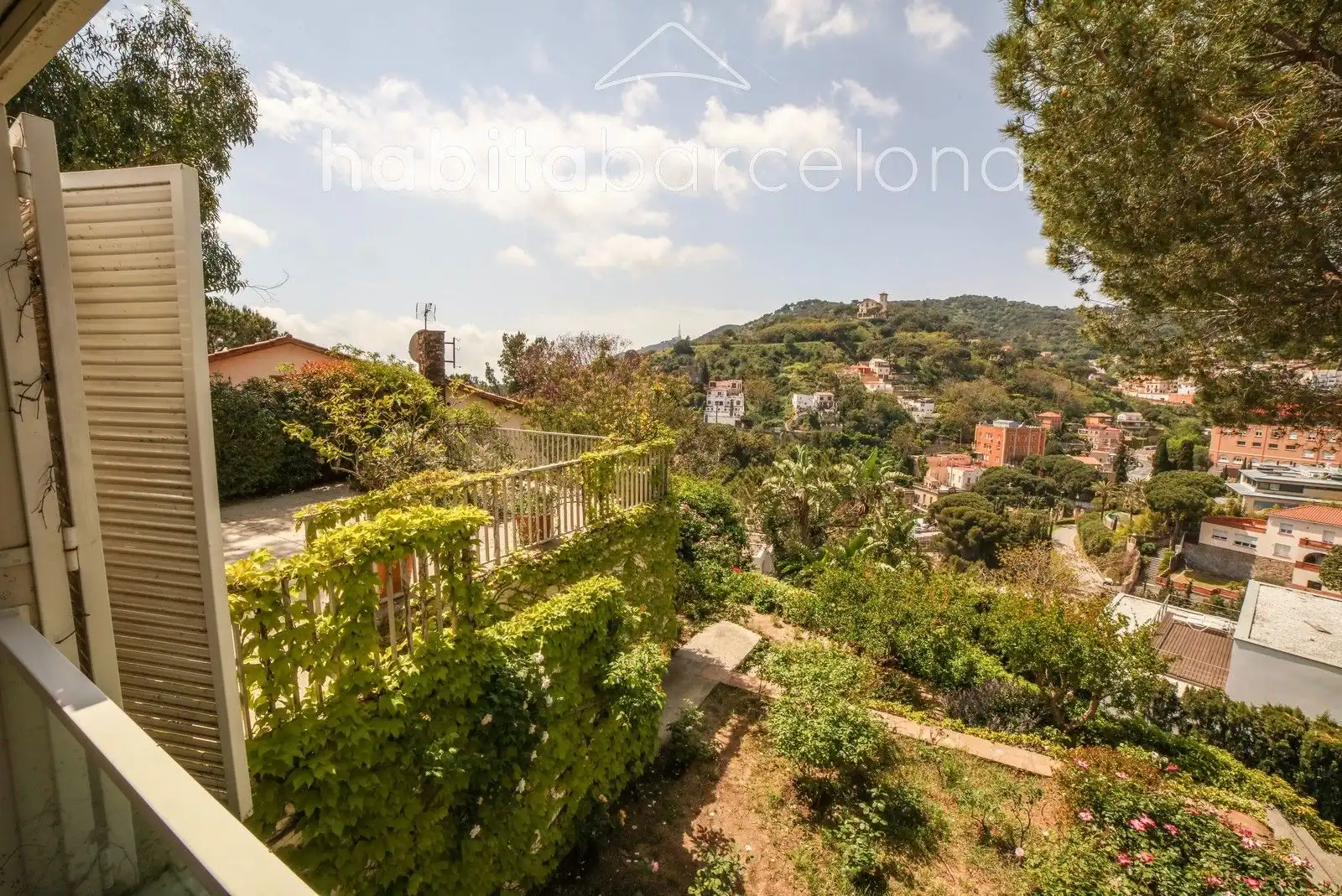 Garden of Houses for rent in Barcelona  with Air Conditioner, Heating and Private garden