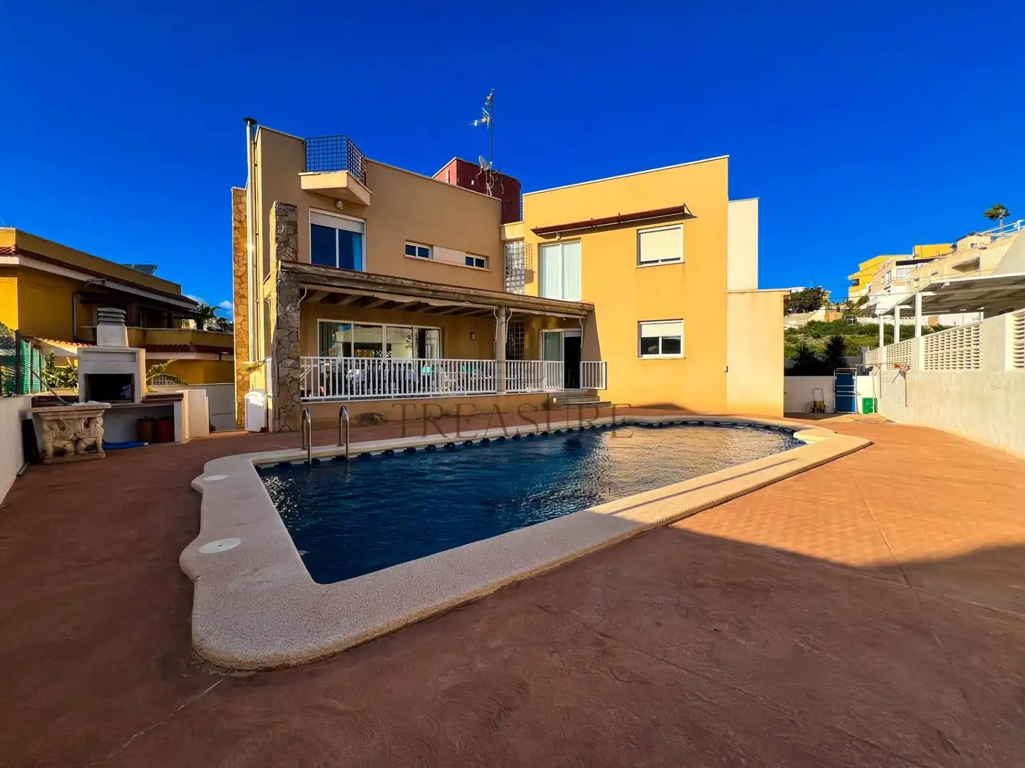 Piscina de Casa o chalet en venta en Cartagena con Aire acondicionado, Jardín privado y Terraza
