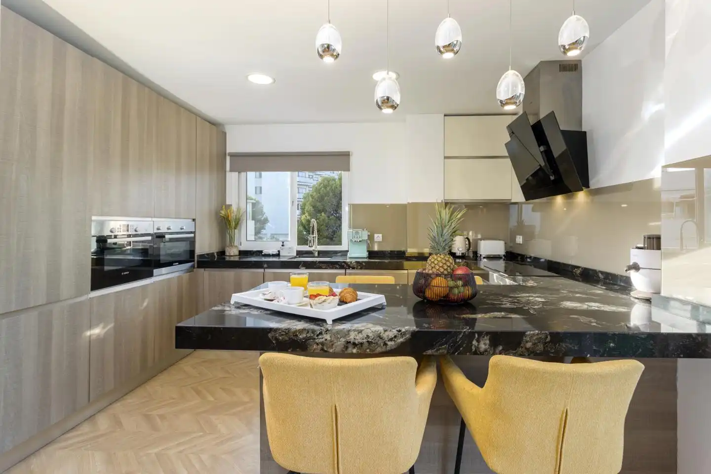 Kitchen of Apartments for sale in Benalmádena  with Air Conditioner, Terrace and Furnished