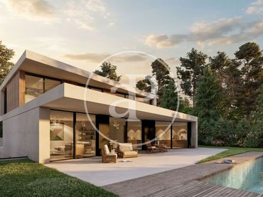 Casa d'obra nova amb piscina en venda a Mas Camarena