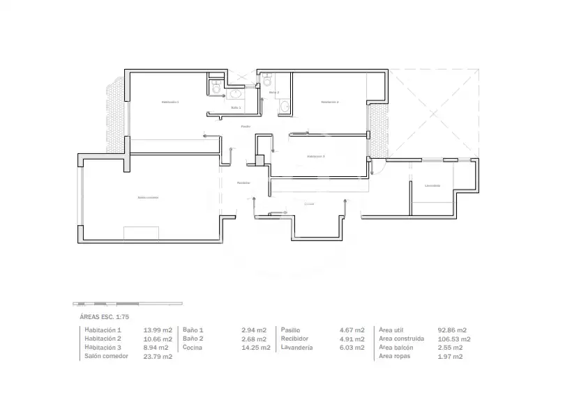 Wohnung mit Terrasse zum Verkauf in Carrer de Calvet, imagen 34
