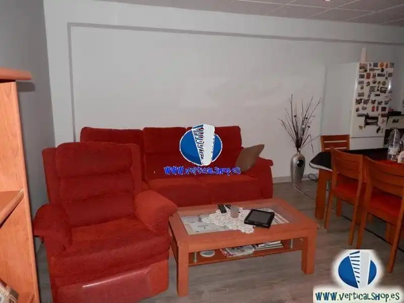 Living room of Flat for sale in Caudete  with Air Conditioner, Parquet flooring and Terrace