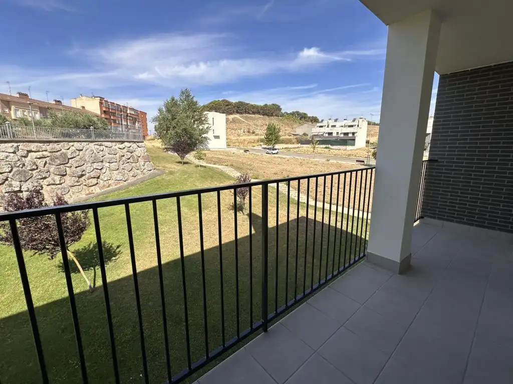 Terrace of Flat for sale in Viana  with Heating, Parquet flooring and Terrace