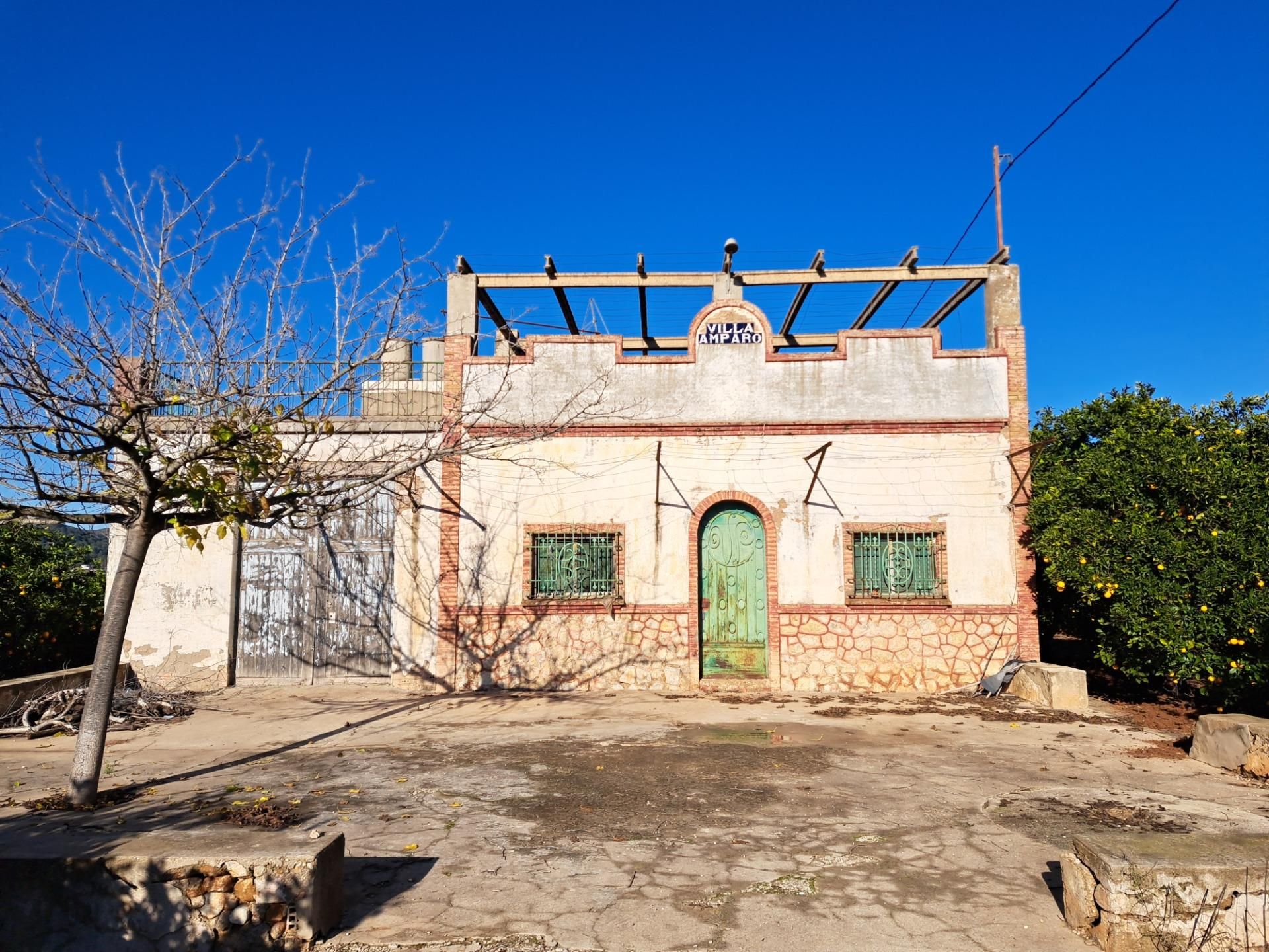 Vista exterior de Finca rústica en venta en Alzira con Piscina