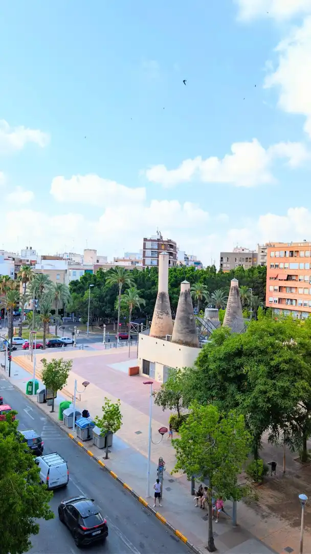 Exterior view of Flat for sale in Elche / Elx  with Air Conditioner and Balcony