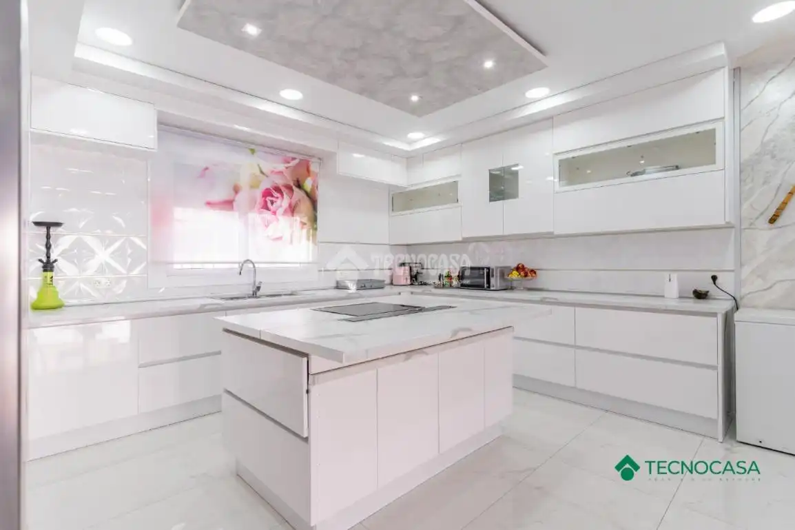Cocina de Casa adosada en venta en Vícar con Aire acondicionado, Trastero y Piscina