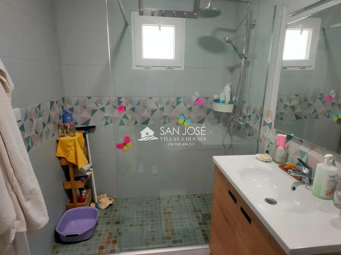 Baño de Casa o chalet en venta en Aspe con Jardín privado, Trastero y Amueblado