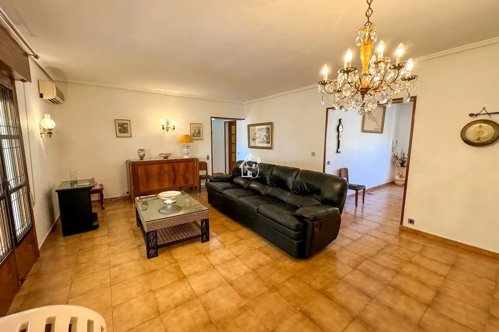 Sala de estar de Casa o chalet de alquiler en Rojales con Aire acondicionado, Jardín privado y Terraza