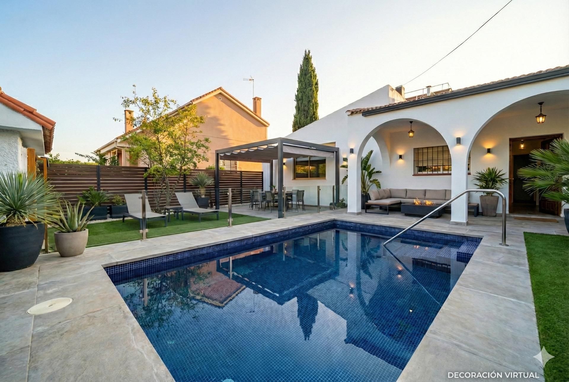 Piscina de Casa o xalet en venda en Pozuelo de Alarcón amb Calefacció, Jardí privat i Terrassa