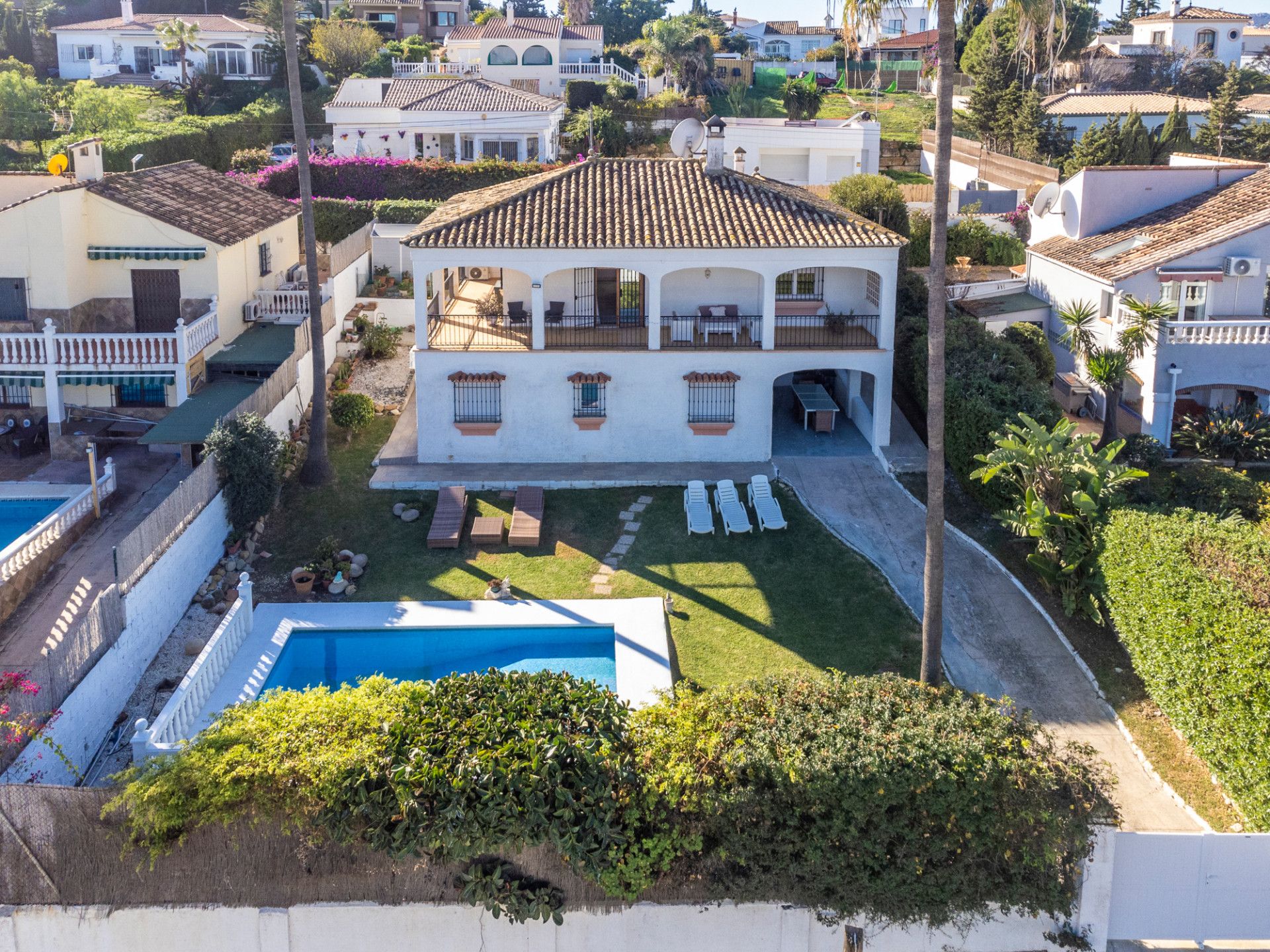 Jardí de Casa o xalet en venda en Estepona amb Aire condicionat, Jardí privat i Terrassa