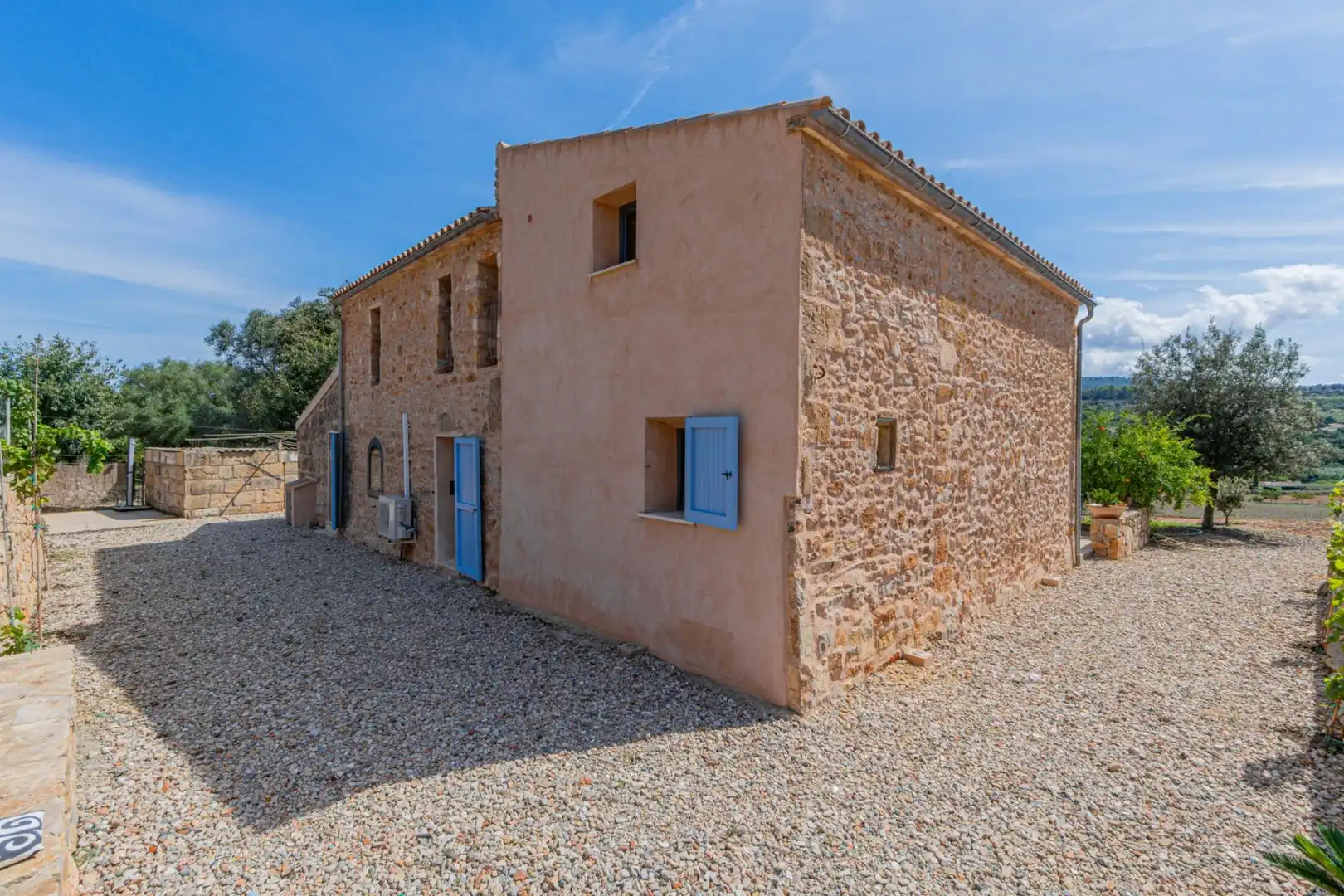 Außenansicht von Country house zur Miete in Manacor mit Klimaanlage, Heizung und Privatgarten