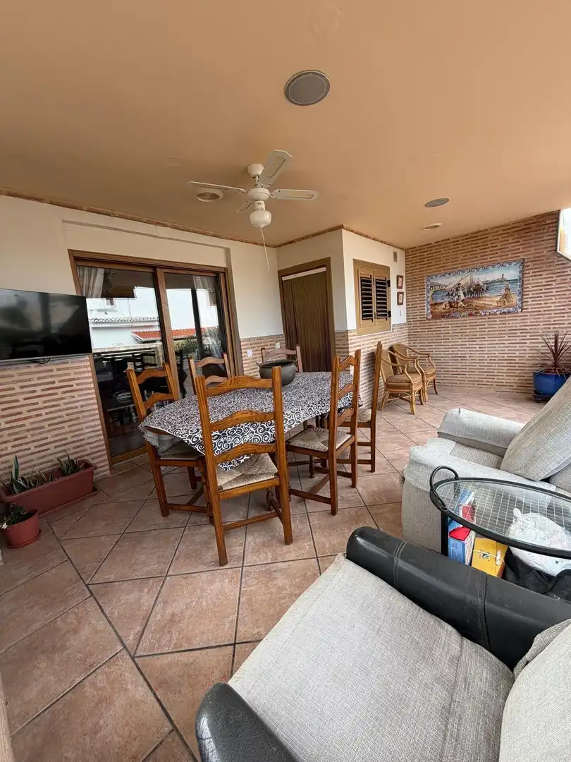 Terrassa de Casa o xalet de lloguer en Sagunto / Sagunt amb Aire condicionat, Jardí privat i Terrassa