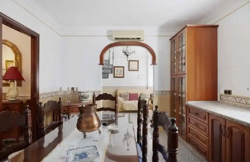 Dining room of Detached homes for sale in Paterna de Rivera  with Storage room, Furnished and Balcony