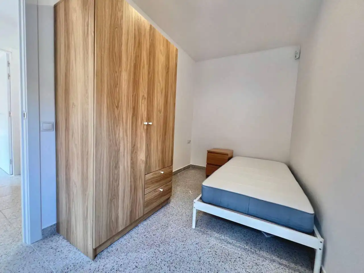 Schlafzimmer von Wohnung zur Miete in Barcelona mit Terrasse und Möbliert