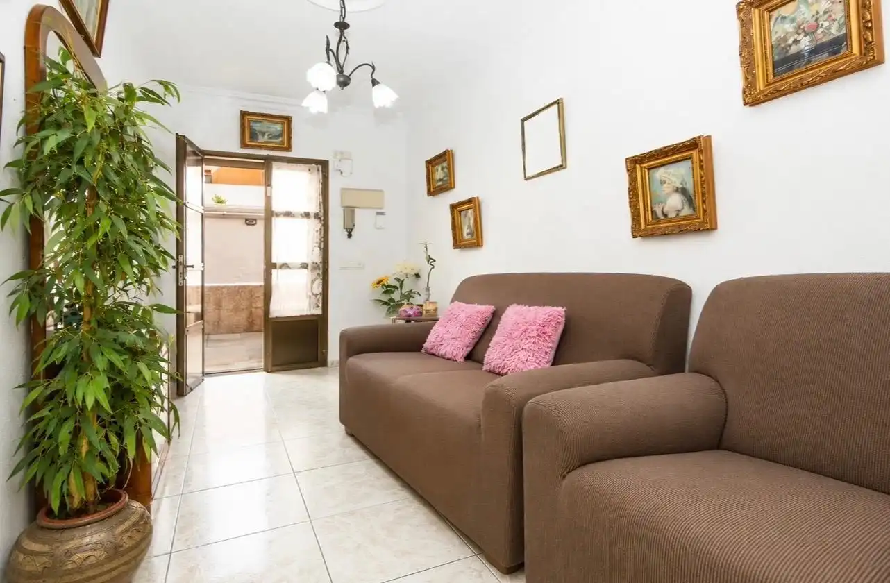 Sala de estar de Planta baja en venta en  Palma de Mallorca con Aire acondicionado, Calefacción y Jardín privado