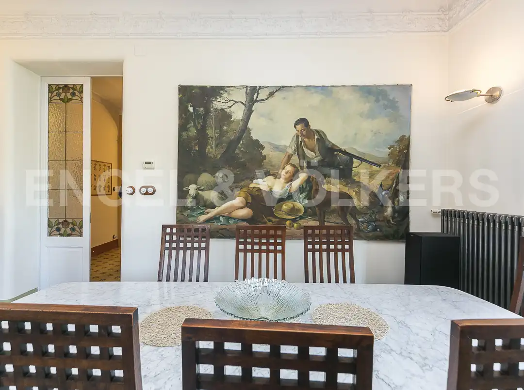 Esszimmer von Haus oder Chalet zum Verkauf in Barcelona mit Heizung, Terrasse und Abstellraum