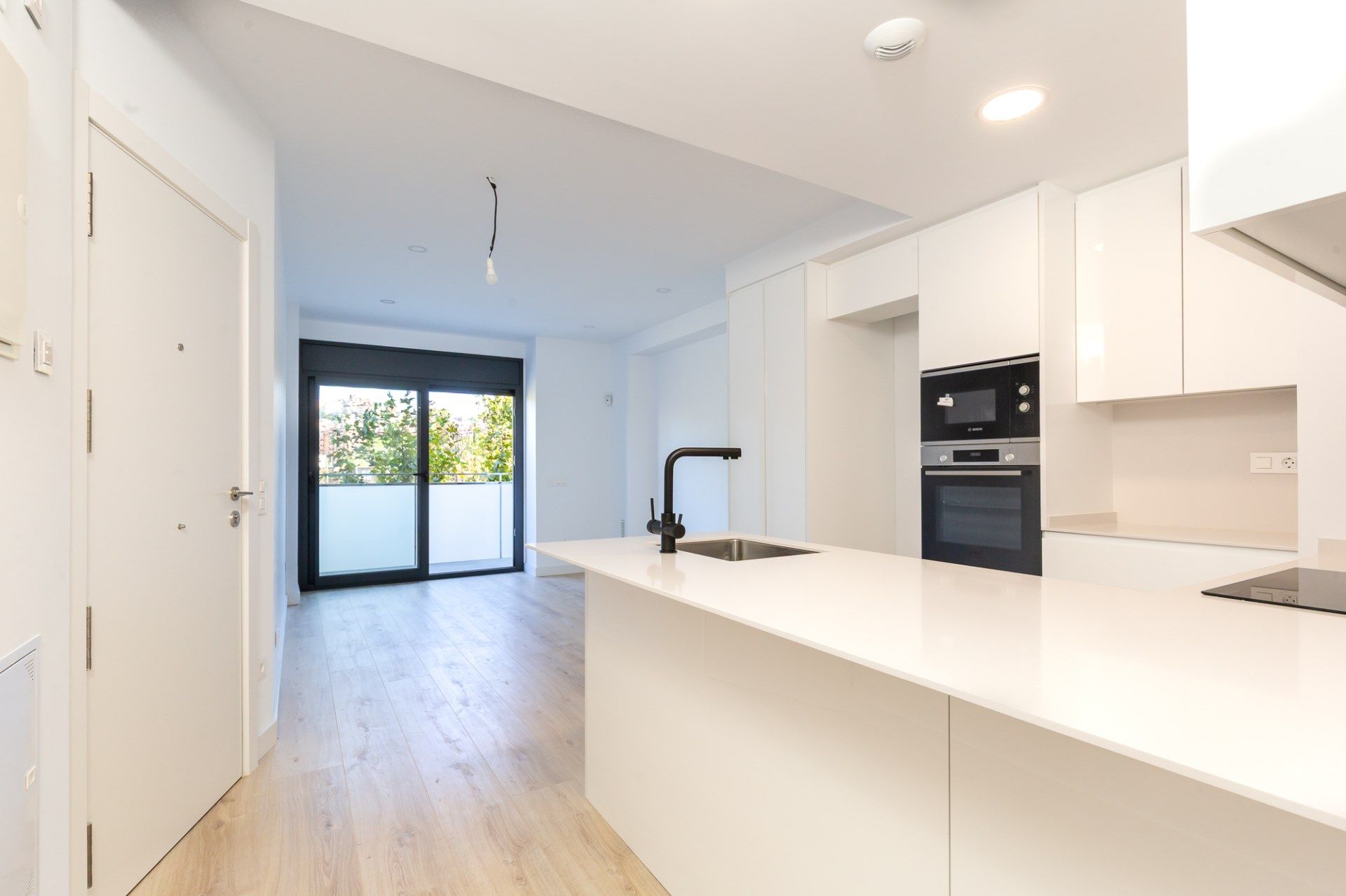 Kitchen of Flat to rent in Esplugues de Llobregat  with Air Conditioner, Heating and Balcony