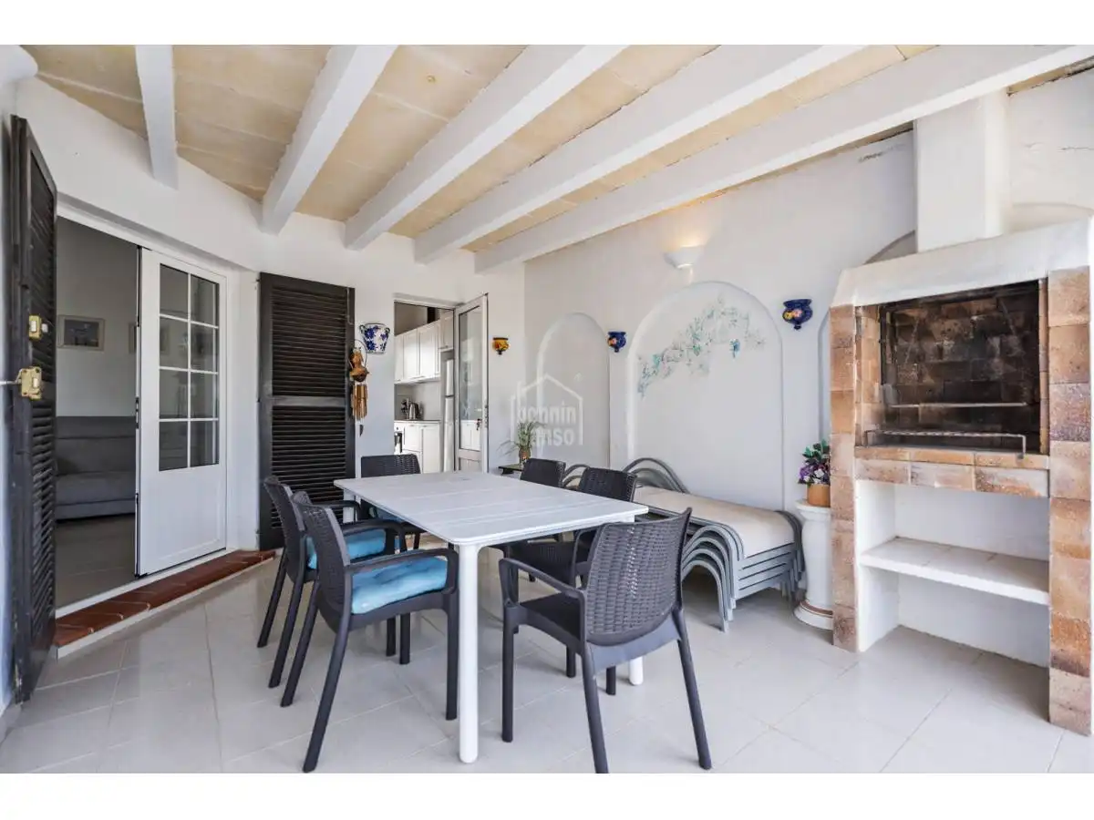 Menjador de Apartament en venda en Ciutadella de Menorca amb Calefacció, Jardí privat i Terrassa