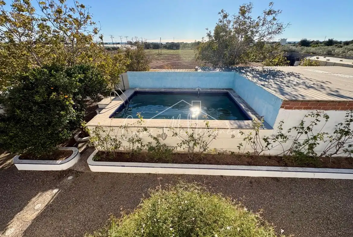 Piscina de Finca rústica en venta en Mont-roig del Camp con Jardín privado, Terraza y Piscina